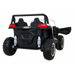 Elektrické autíčko Buggy ATV Racing Dvojmiestne!!! Biela - 4 X 200 W - 24V7Ah
